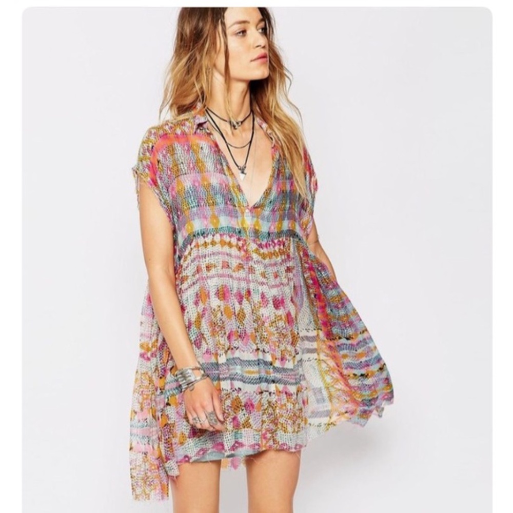 Free People Multi-colored Dress